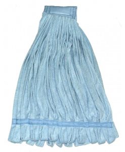 Fantail Textured Tube Mop - 500 gram/17.6 oz - Blue (Code #TM-500-B)
