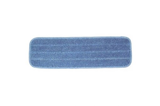 18 inch Wet Mop Pad - Blue - Rectangular - Stitched - Velcro® Style (Code #WP-18-B-R)