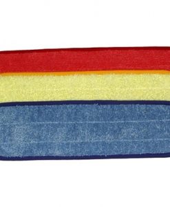 18 inch Wet Mop Pad - Rectangular - Piped - Velcro® Style (Code #WP-18-B-R-P)