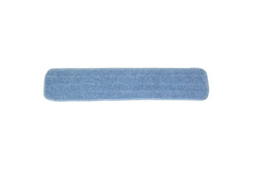 26 inch Wet Mop Pad - Blue - Rectangular - Sponge - Piped -Velcro ® Style (Code #WP-26-B-R-Sp)