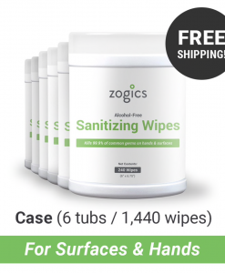 Zogics - Hand Sanitizing Wipes Tub